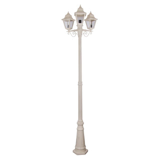 Domus GT 242 Paris Triple Head Tall Post - Powder Coated Finish B22