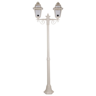 Domus GT 277 Avignon Twin Head Medium Post Light - Powder Coated Finish B22