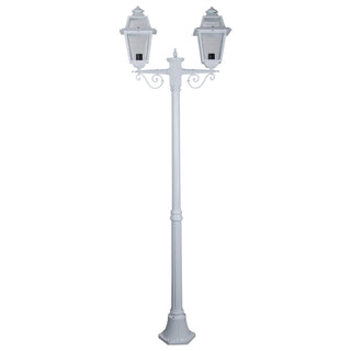 Domus GT 277 Avignon Twin Head Medium Post Light - Powder Coated Finish B22
