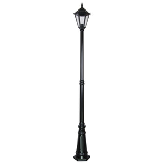 Domus GT-428 Turin Single Head Tall Post Light - Powder Coated Finish B22