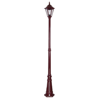 Domus GT-428 Turin Single Head Tall Post Light - Powder Coated Finish B22
