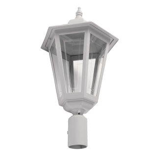 Domus Gt 486 Turin Large Post Top Light - Powder Coated Finish B22