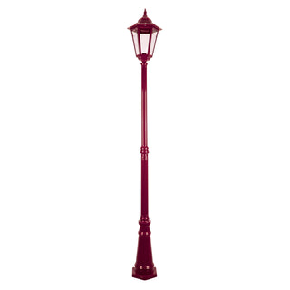 Domus GT-488 Turin Large Single Head Tall Post Light - Powder Coated Finish B22
