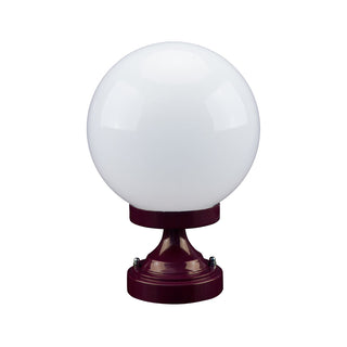 Domus GT 530 Siena 20cm Sphere CTC Pillar Mount - Powder Coated Finish E27