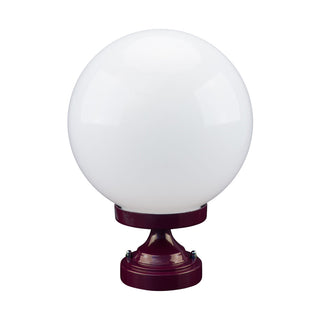 Domus GT 531 Siena 25cm Sphere CTC Pillar Mount - Powder Coated Finish E27