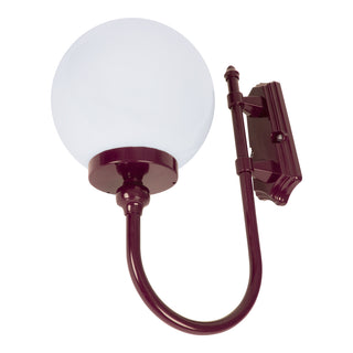 Domus Gt 600 Lisbon 25cm Sphere Wall Light - Powder Coated Finish E27