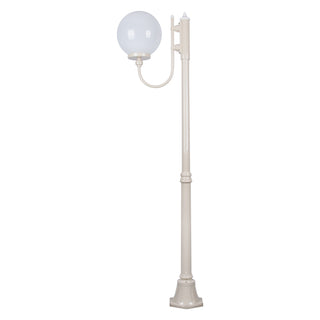 Domus GT-613 Lisbon 30cm Sphere Curved Arm Medium Post Light - Powder Coated Finish E27