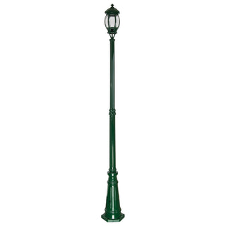Domus GT-678 Vienna Single Head Tall Post Light Powder Coated Finish B22