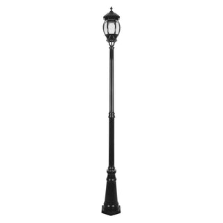Domus GT-698 Vienna Large Single Head Tall Post Light Powder Coated Finish B22