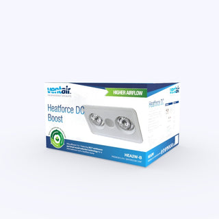 Ventair Heatforce DC Boost 3 in 1 Bathroom Unit HEA2W-B
