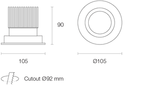 Trend MINILED XDG10 10W LED Downlight