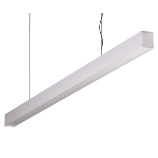 Domus Maxi 40 1.2m Long Pendant Aluminium Dimmable 3k Flat Diffuser