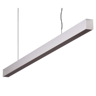 Domus Maxi 40 1.2m Long Pendant Aluminium Dimmable 3k Flat Diffuser