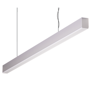 Domus Maxi 40 1.2m Long Pendant Aluminium Dimmable 3k High Diffuser