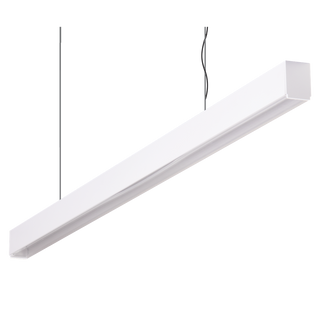Domus Maxi 40 1.2m Long Pendant White Dimmable 3k High Diffuser