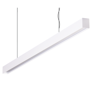 Domus Maxi 40 1.2m Long Pendant White Dimmable 3k Low Diffuser