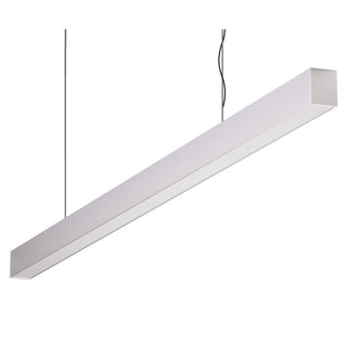Domus Maxi 40 1.7m Long Pendant Aluminium Dimmable 3k Flat Diffuser
