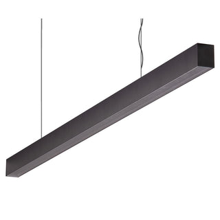 Domus Maxi 40 1.7m Long Pendant Black Dimmable 3k Flat Diffuser
