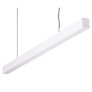 Domus Maxi 40 1.7m Long Pendant White Dimmable 3k Flat Diffuser