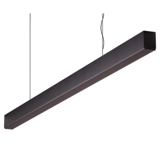 Domus Maxi 40 1.7m Long Pendant Black Dimmable 3k High Diffuser