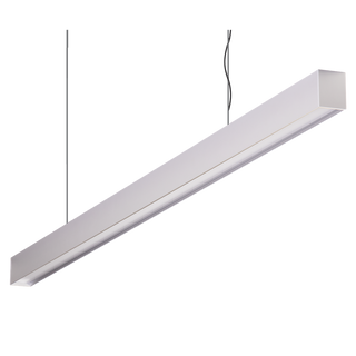 Domus Maxi 40 1.7m Long Pendant Aluminium Dimmable 3k Low Diffuser