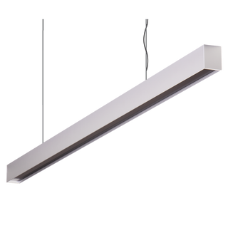 Domus Maxi 40 1.7m Long Pendant Aluminium Dimmable 3k Low Diffuser