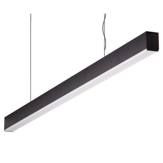 Domus Maxi 40 2.4m Long Pendant Black Dimmable 4k High Diffuser