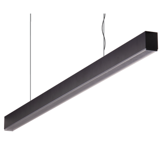 Domus Maxi 40 2.4m Long Pendant Black Dimmable 4k High Diffuser