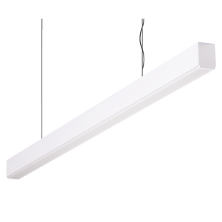Domus Maxi 40 2.4m Long Pendant White Dimmable 3k High Diffuser