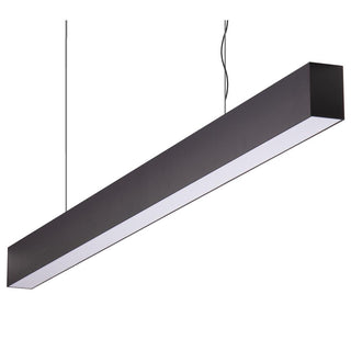 Domus Maxi 50 2.4m Long Pendant Black Dimmable 4k