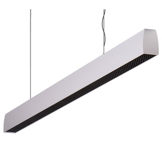Domus Maxi Curve 1.2m Long Pendant Aluminium Dimmable 3k