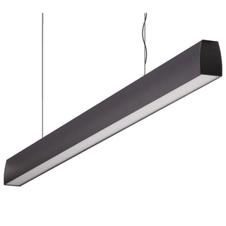 Domus Maxi Curve 1.2m Long Pendant Black Dimmable 4k