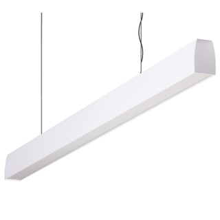 Domus Maxi Curve 1.2m Long Pendant White Dimmable 3k