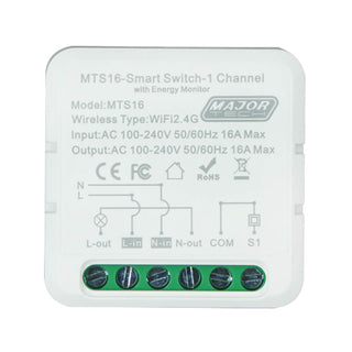 Major Tech Smart Switch Module with Energy Monitoring