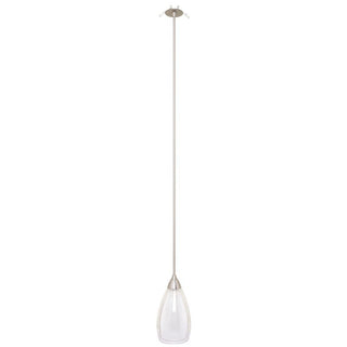 Niki Twin Glass 1 Light Pendant by VM Lighting