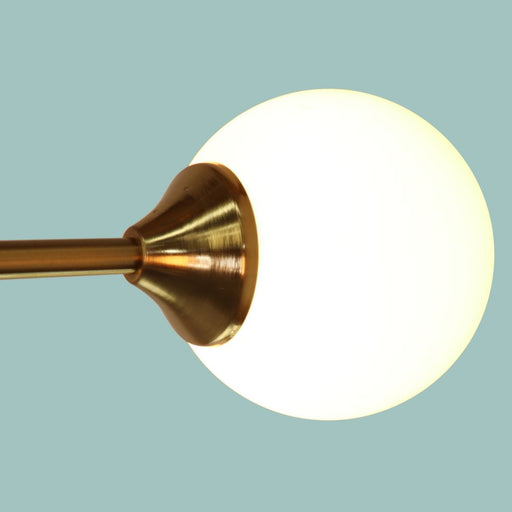 ORBIT Satin Gold Pendant Light – 4 Light by VM Lighting