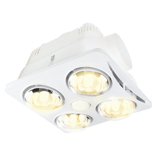 BRILLIANT NEWTON 4+1 LIGHT 3-IN-1 BATHROOM MATE - WHITE