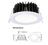 SAL ECOGEM S9041TC2 10W Dimmable LED Downligh