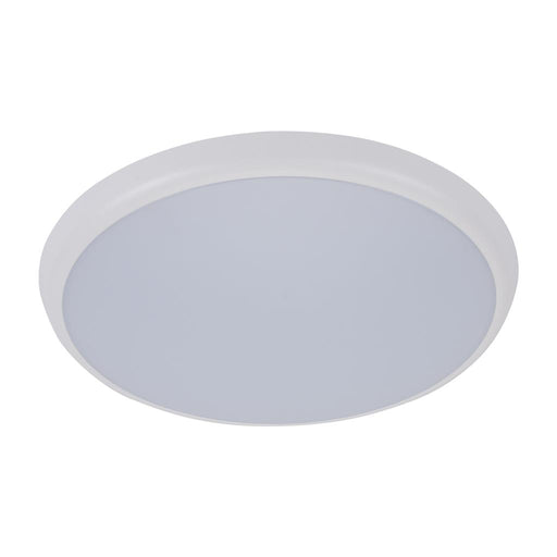 Domus SOLAR 300 Round Tricolour 25W 300MM Slimline LED Dimmable IP54 Oyster Light White
