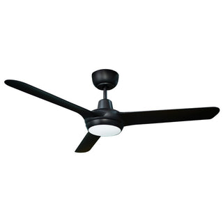 Ventair Spyda 1250mm DC Ceiling Fan With Light SPYDC1253BL-L