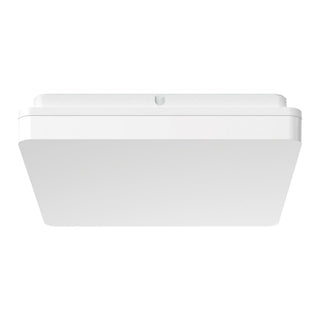 Domus Sunset 300 Square 25W 300MM LED Tricolour Dimmable IP54 Oyster Light White
