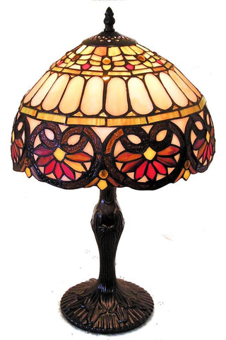 Toongabbie T122604 Leadlight Table Lamp 12″