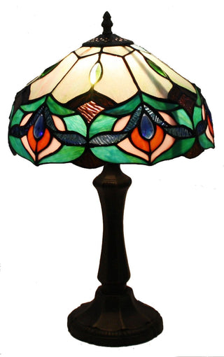 Toongabbie T123494 Leadlight Table Lamp 12″