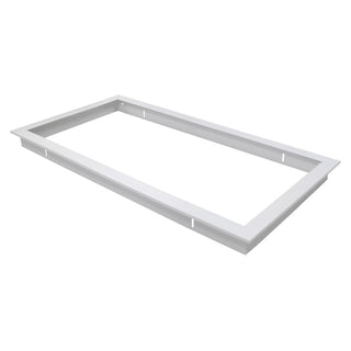 Domus Trim 306 Rectangular Recessed Panel Trim Satin White Trim