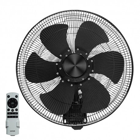 Ventair Wall DC 45cm Oscillating Wall Fan with Remote Control