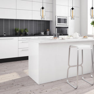 ZUCCA Vintage Industrial Clear Glass Pendant by VM Lighting