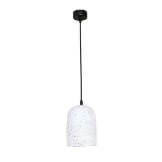 Terrazzo Stone Retro 15x20cm Pendants by VM Lighting - White