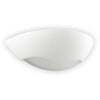 BF-8258 CERAMIC FROSTED GLASS WALL LIGHT - RAW / E27