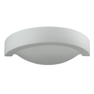 BF-8286 CERAMIC FROSTED GLASS WALL LIGHT - RAW / E27