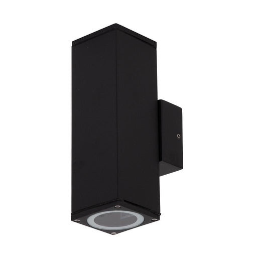 Domus ALPHA-2 Up/Down LED GU10 Exterior Wall Light Black